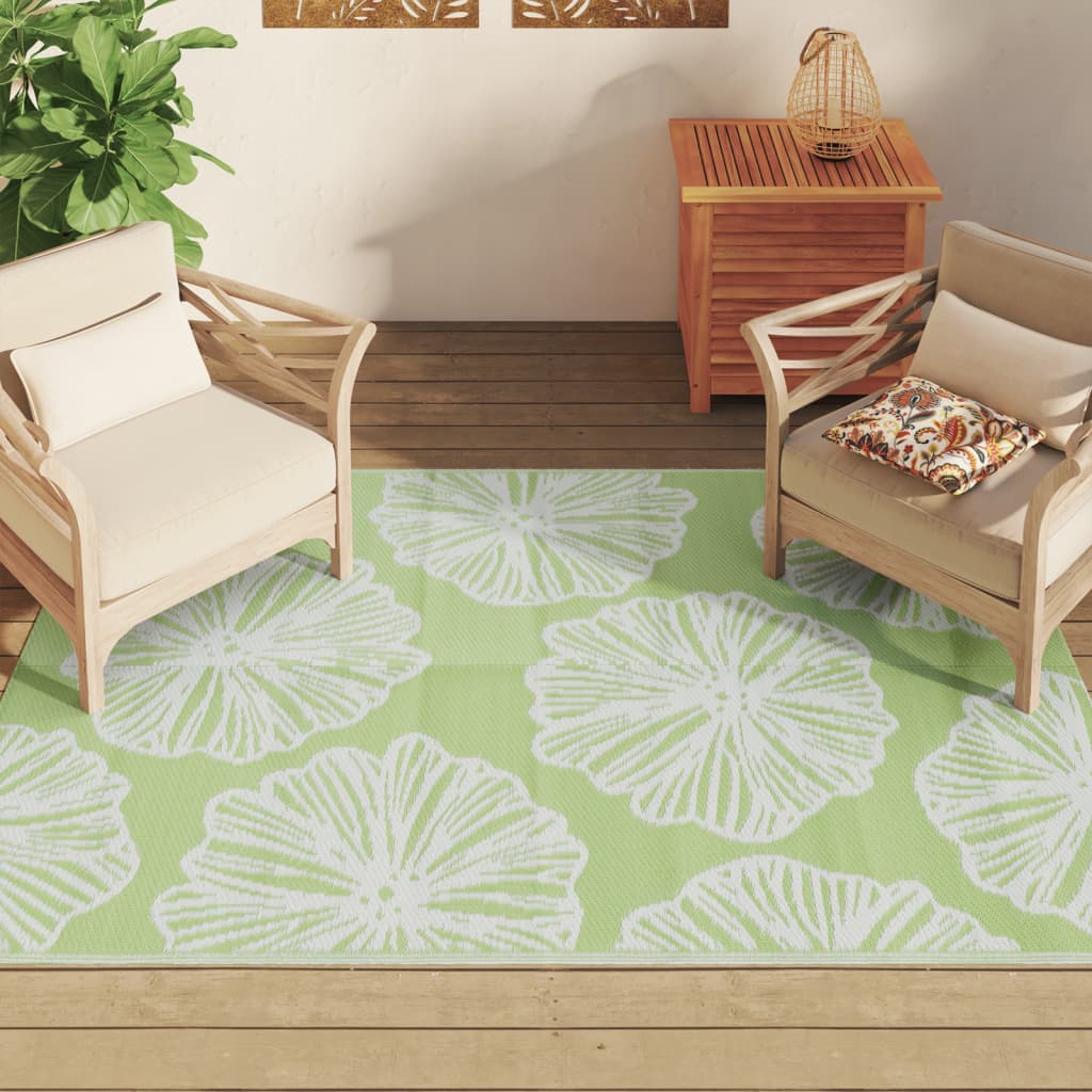 vidaXL Covor de exterior, ARAKIL verde, 140x200 cm, PP vidaXL Covor de exterior, ARAKIL verde, 140x200 cm, PP