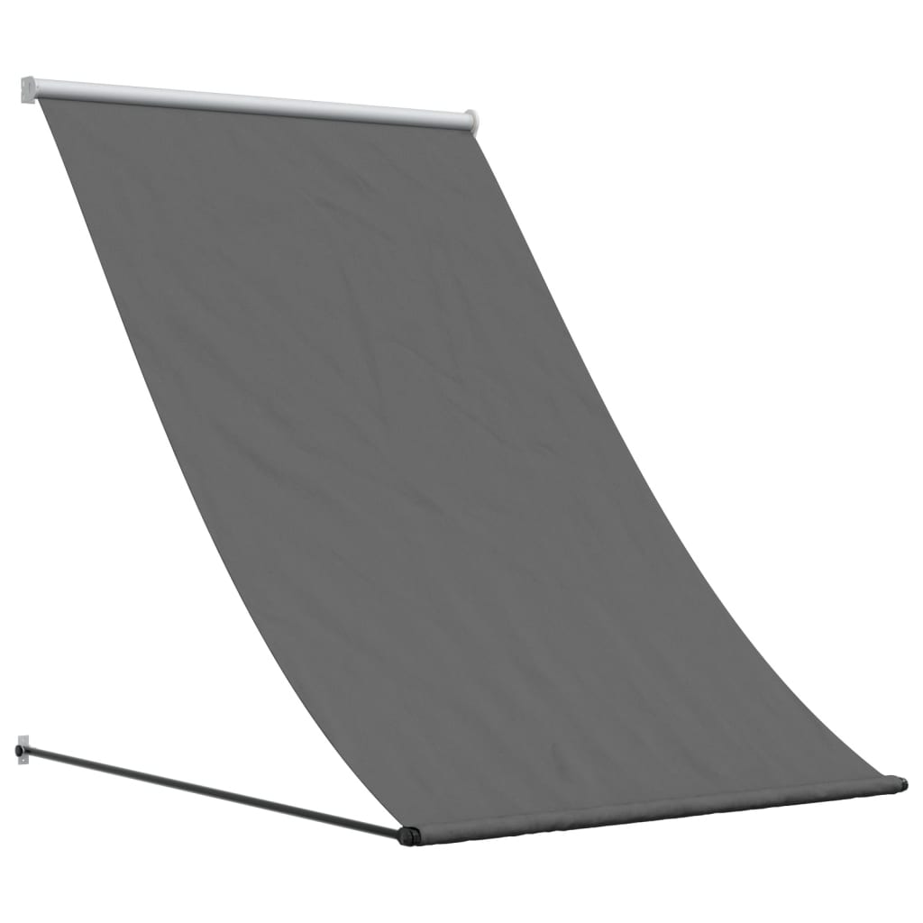 vidaXL Copertină retractabilă, antracit, 150x150 cm, țesătură și oțel