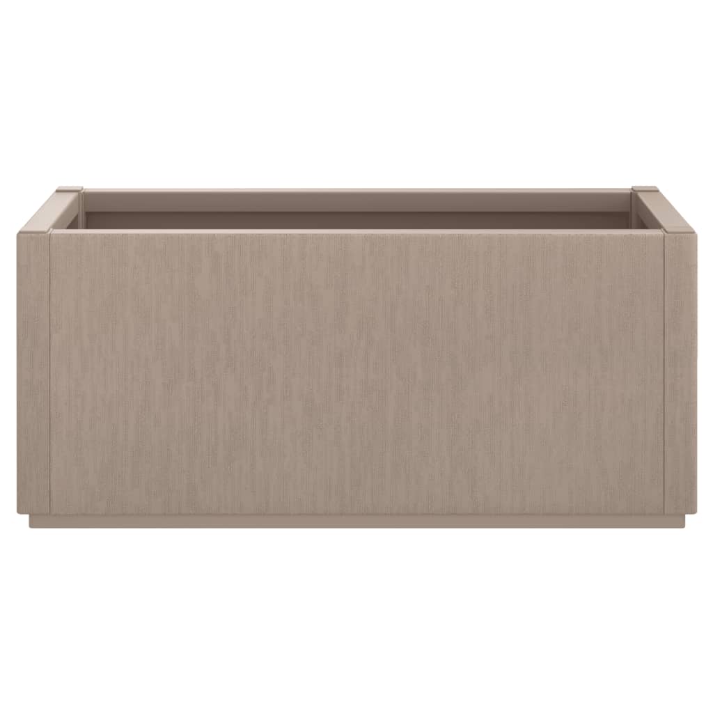 vidaXL Jardinieră de grădină, maro deschis, 80x36x35 cm, PP vidaXL Jardinieră de grădină, maro deschis, 80x36x35 cm, PP