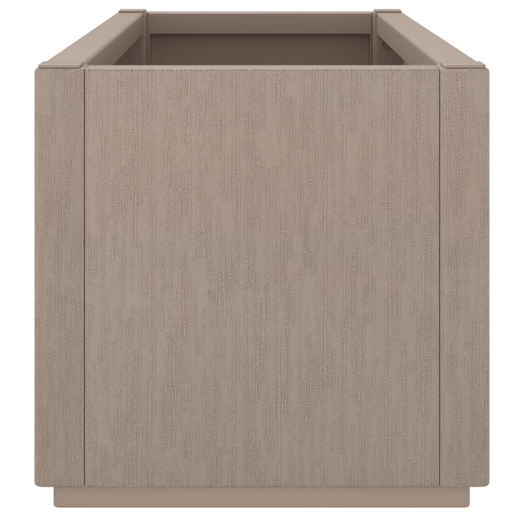 vidaXL Jardinieră de grădină, maro deschis, 80x36x35 cm, PP vidaXL Jardinieră de grădină, maro deschis, 80x36x35 cm, PP