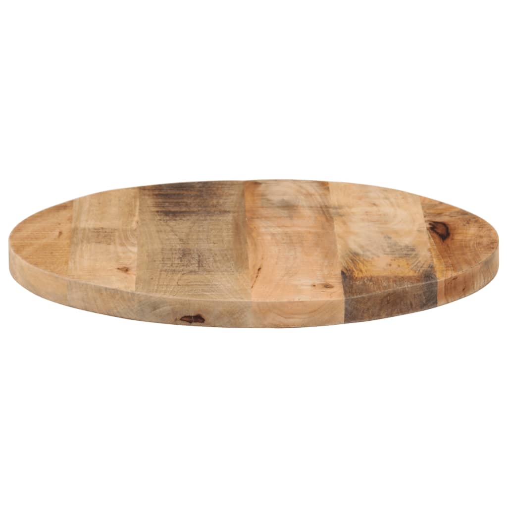 vidaXL Blat de masă rotund, Ø 40x3,8 cm, lemn masiv de mango brut vidaXL Blat de masă rotund, Ø 40x3,8 cm, lemn masiv de mango brut