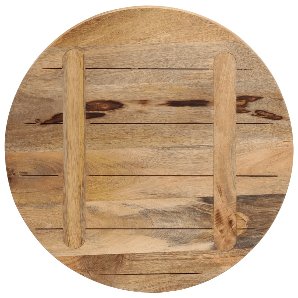 vidaXL Blat de masă rotund, Ø 40x3,8 cm, lemn masiv de mango brut vidaXL Blat de masă rotund, Ø 40x3,8 cm, lemn masiv de mango brut