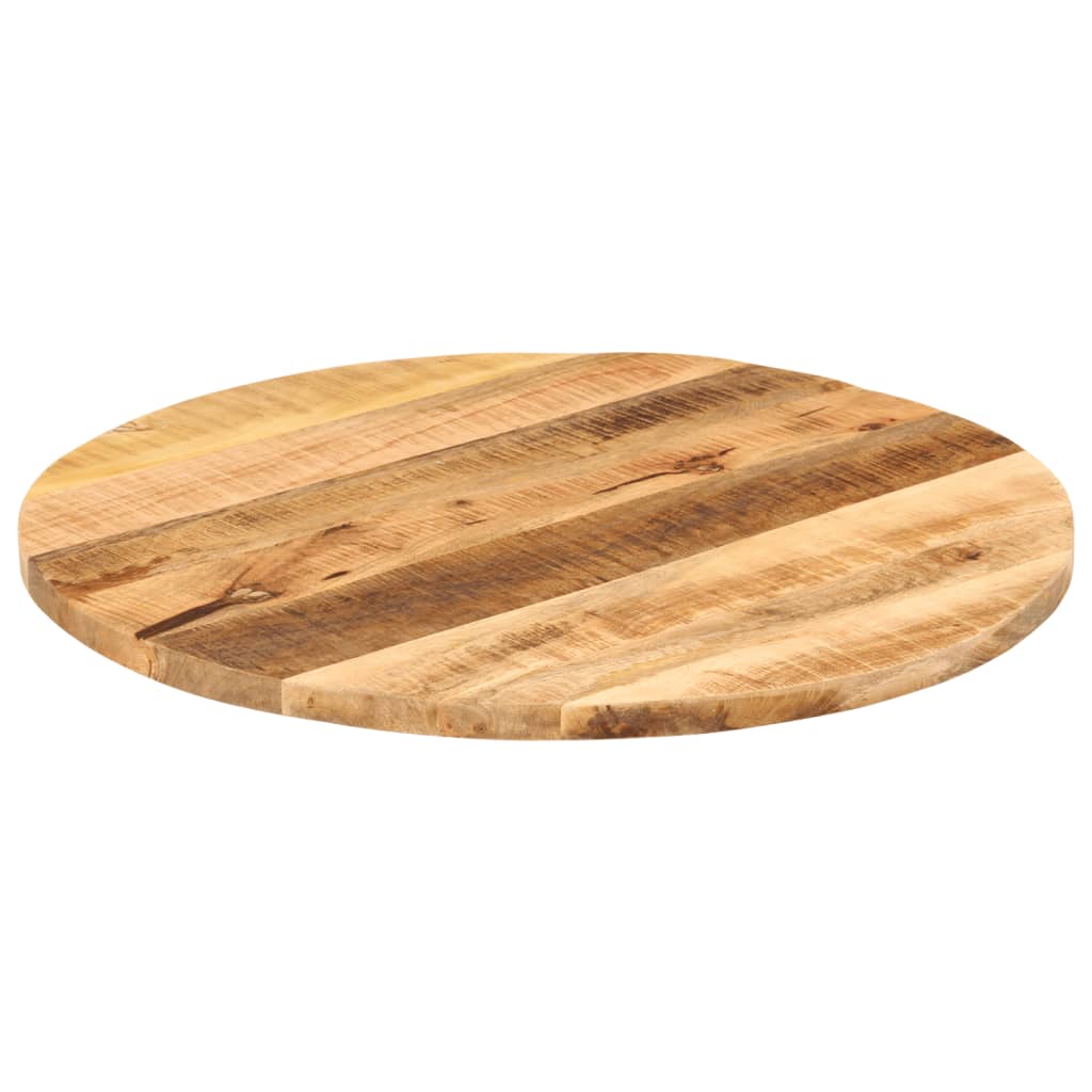vidaXL Blat de masă rotund, Ø 80x1,5 cm, lemn masiv de mango brut vidaXL Blat de masă rotund, Ø 80x1,5 cm, lemn masiv de mango brut
