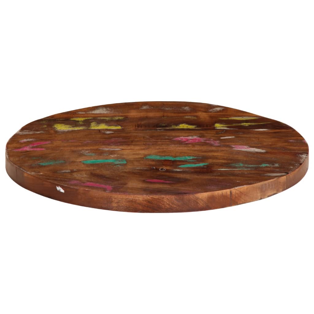 vidaXL Blat de masă rotund, Ø 60x3,8 cm, lemn masiv reciclat vidaXL Blat de masă rotund, Ø 60x3,8 cm, lemn masiv reciclat