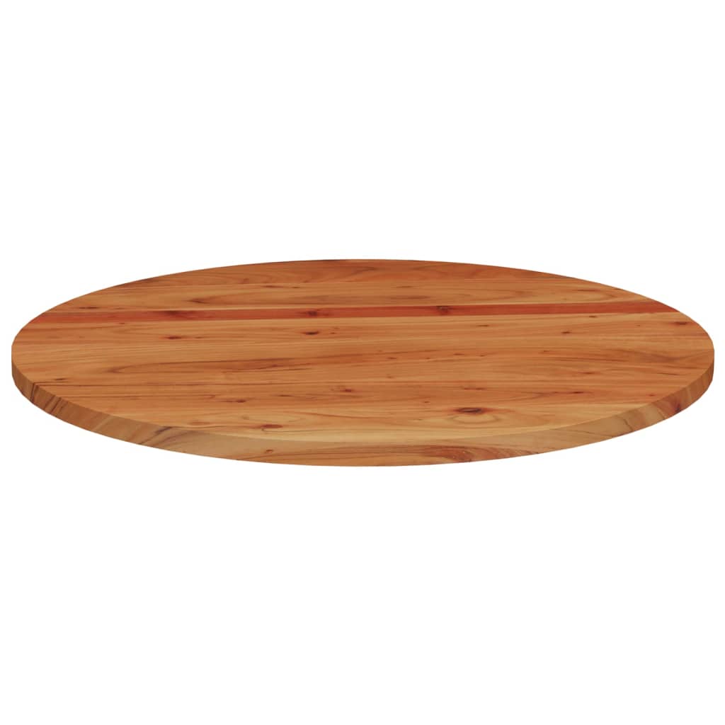 vidaXL Blat de masă rotund, Ø80x2,5 cm, lemn masiv de acacia vidaXL Blat de masă rotund, Ø80x2,5 cm, lemn masiv de acacia