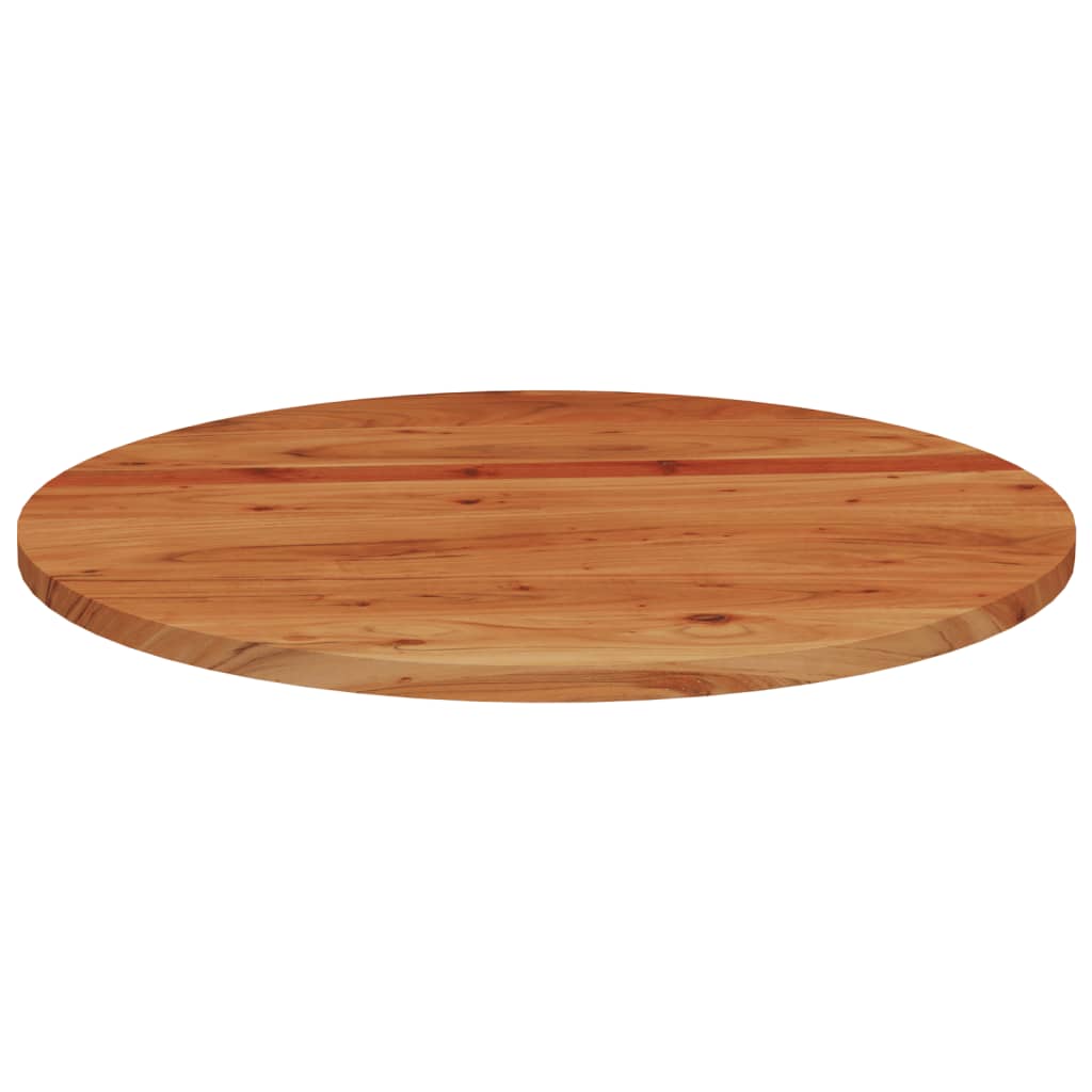 vidaXL Blat de masă rotund, Ø80x3,8 cm, lemn masiv de acacia vidaXL Blat de masă rotund, Ø80x3,8 cm, lemn masiv de acacia
