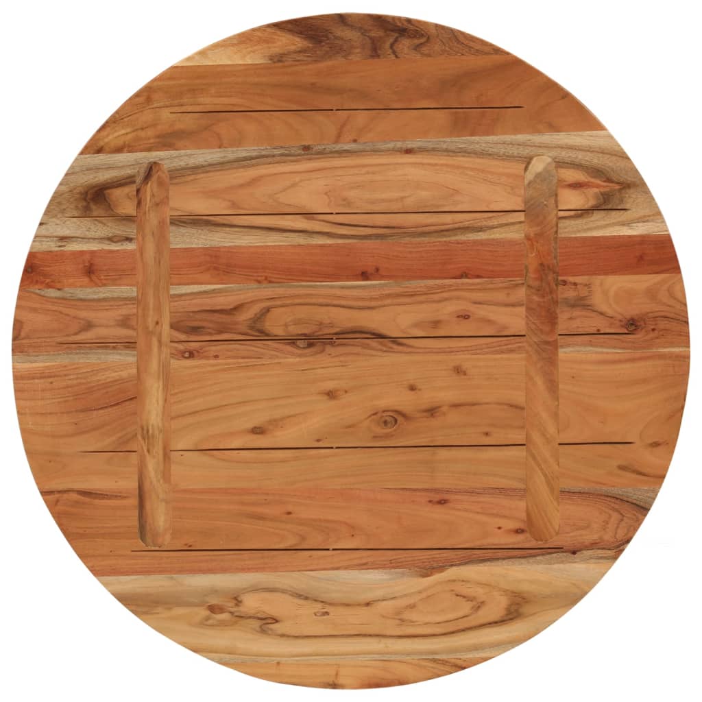 vidaXL Blat de masă rotund, Ø80x3,8 cm, lemn masiv de acacia vidaXL Blat de masă rotund, Ø80x3,8 cm, lemn masiv de acacia