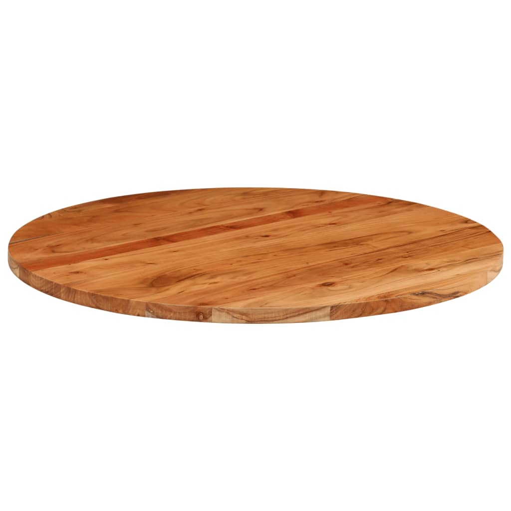vidaXL Blat de masă rotund, Ø90x2,5 cm, lemn masiv de acacia vidaXL Blat de masă rotund, Ø90x2,5 cm, lemn masiv de acacia