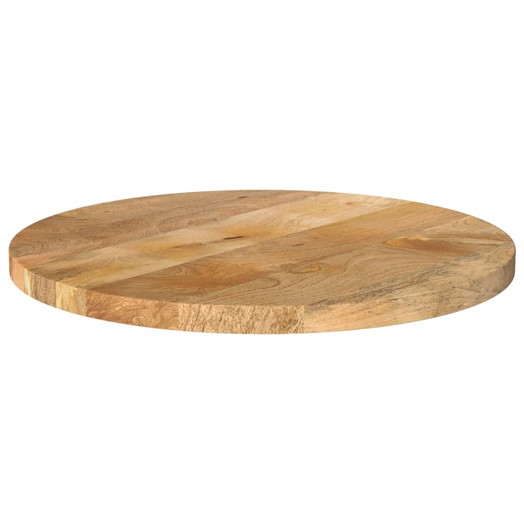 vidaXL Blat de masă rotund, Ø 60x3,8 cm, lemn masiv de mango brut vidaXL Blat de masă rotund, Ø 60x3,8 cm, lemn masiv de mango brut