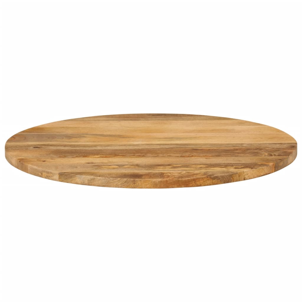 vidaXL Blat de masă rotund, Ø 90x3,8 cm, lemn masiv de mango brut vidaXL Blat de masă rotund, Ø 90x3,8 cm, lemn masiv de mango brut