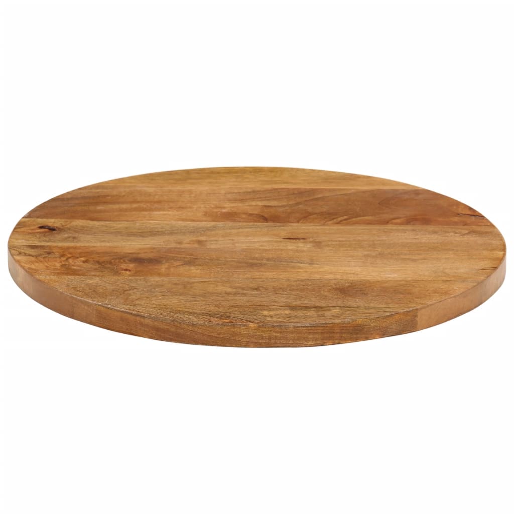 vidaXL Blat de masă rotund, Ø 60x3,8 cm, lemn masiv de mango brut vidaXL Blat de masă rotund, Ø 60x3,8 cm, lemn masiv de mango brut