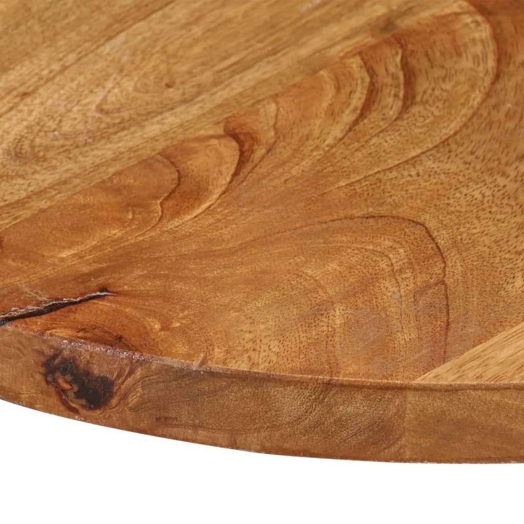 vidaXL Blat de masă rotund, Ø 70x2,5 cm, lemn masiv de mango brut vidaXL Blat de masă rotund, Ø 70x2,5 cm, lemn masiv de mango brut
