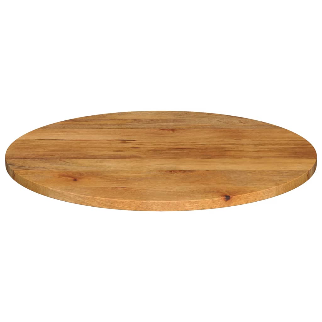 vidaXL Blat de masă rotund, Ø 80x2,5 cm, lemn masiv de mango brut vidaXL Blat de masă rotund, Ø 80x2,5 cm, lemn masiv de mango brut