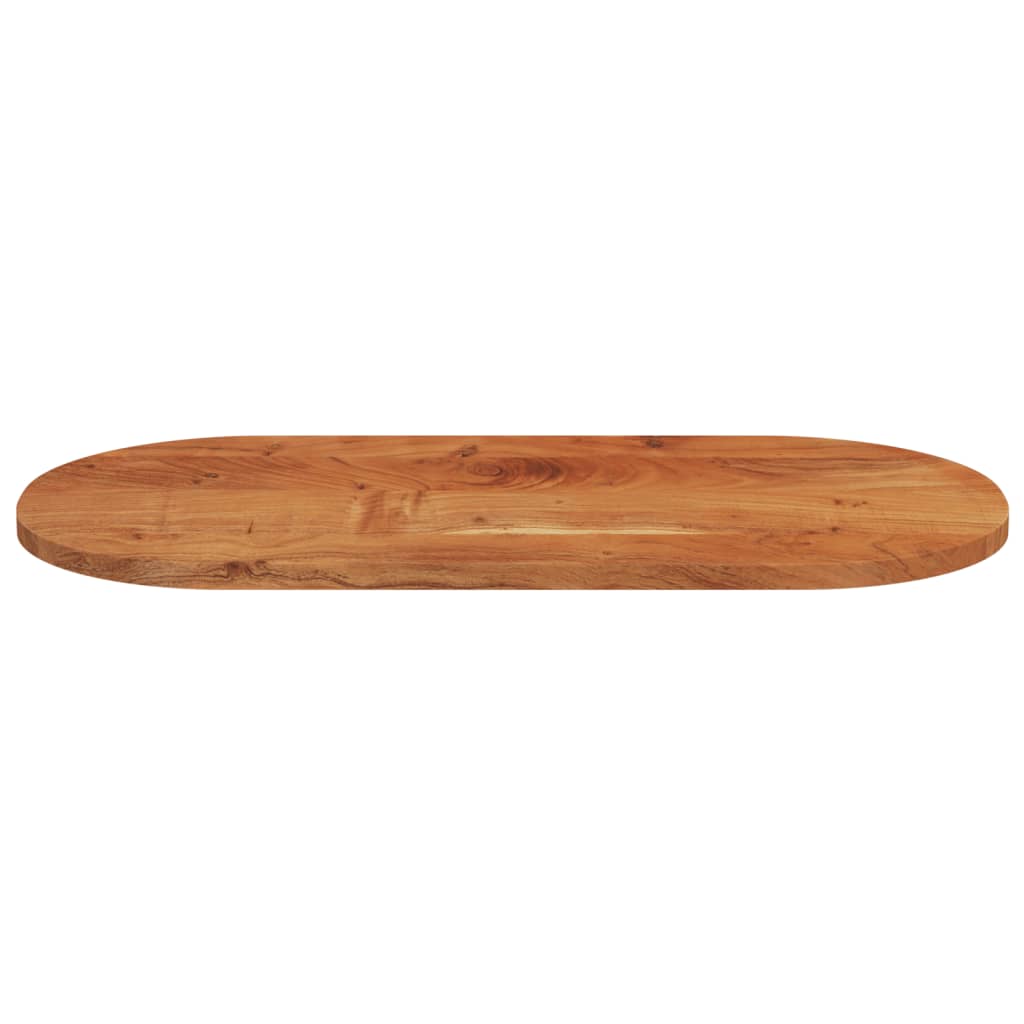 vidaXL Blat de masă oval, 100x50x2,5 cm, lemn masiv de acacia