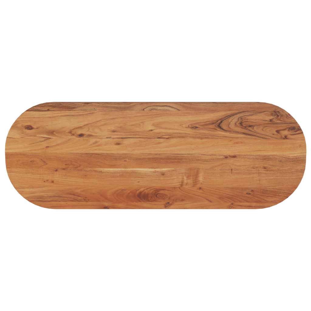 vidaXL Blat de masă oval, 140x50x2,5 cm, lemn masiv de acacia