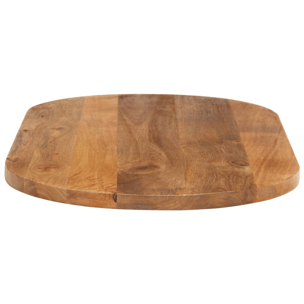 vidaXL Blat de masă oval, 80x40x3,8 cm, lemn masiv de mango