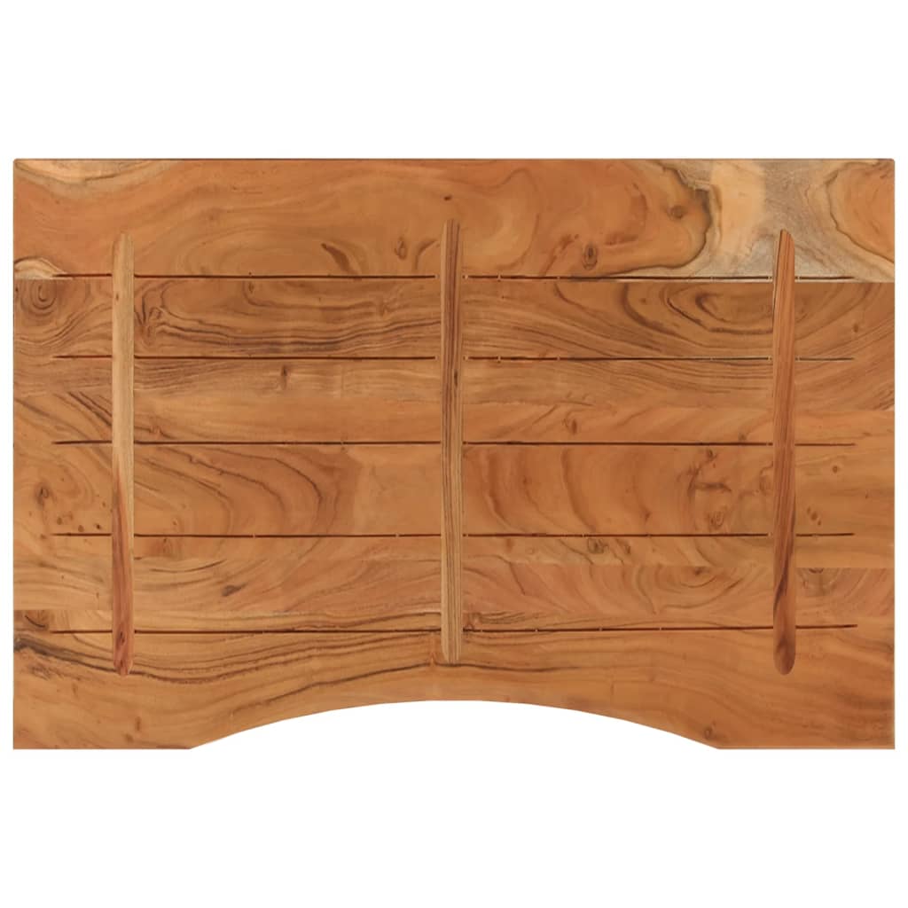 vidaXL Blat de birou 90x60x2,5 cm dreptunghiular lemn masiv de acacia vidaXL Blat de birou 90x60x2,5 cm dreptunghiular lemn masiv de acacia