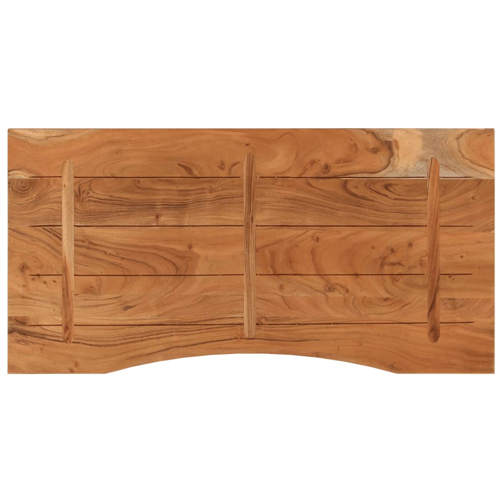vidaXL Blat de birou 110x60x2,5 cm dreptunghiular lemn masiv de acacia vidaXL Blat de birou 110x60x2,5 cm dreptunghiular lemn masiv de acacia