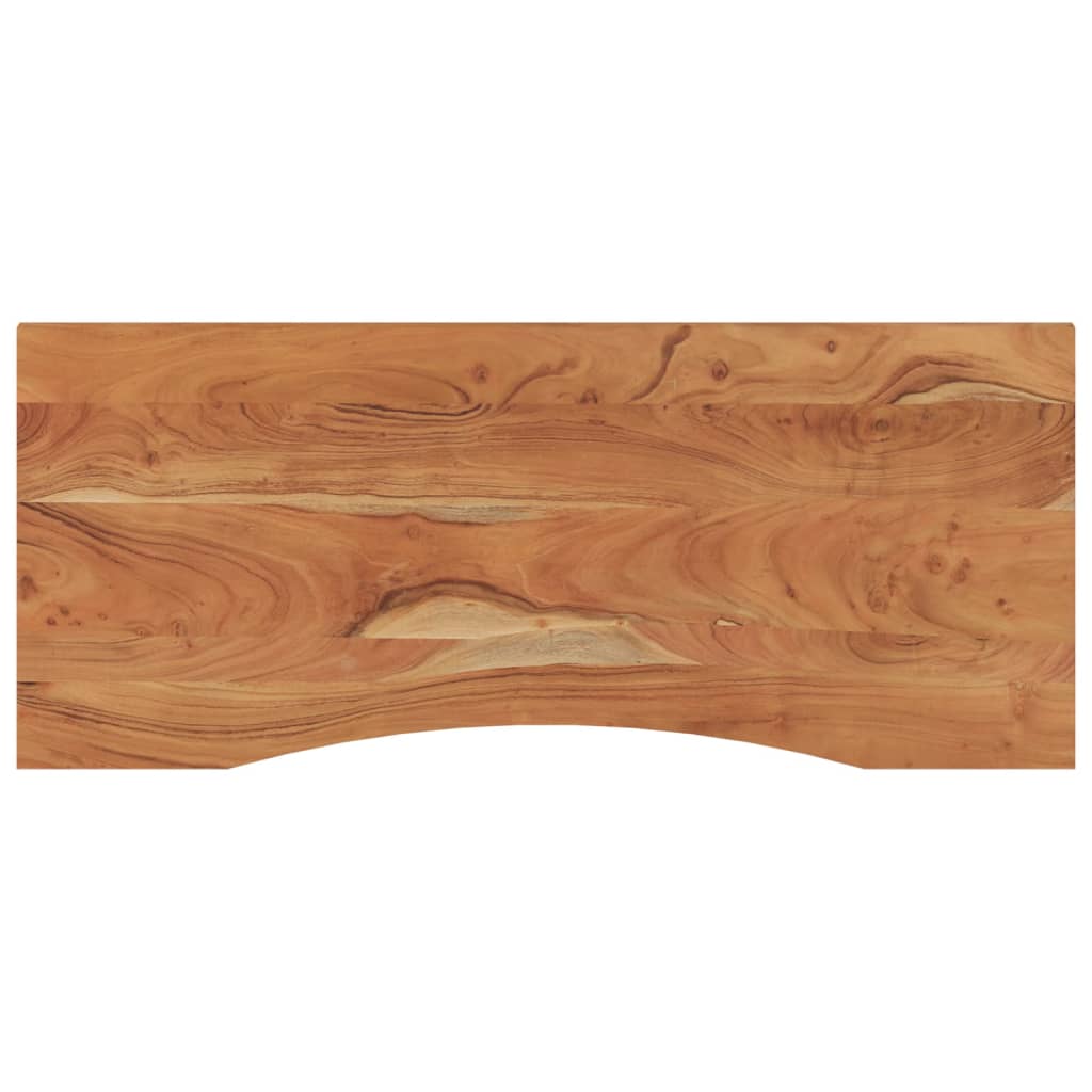 vidaXL Blat de birou 140x60x2,5 cm dreptunghiular lemn masiv de acacia