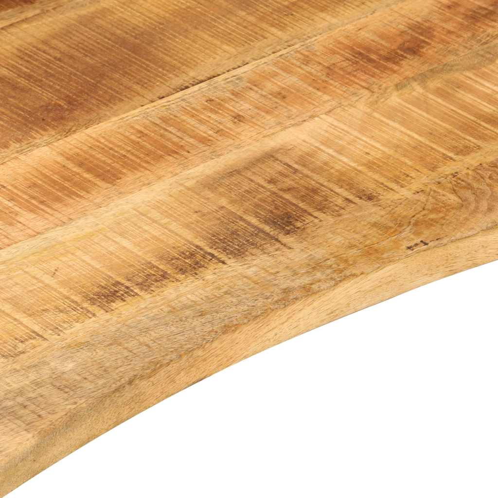 vidaXL Blat birou cu decupaj curbat 120x50x2,5cm lemn masiv mango brut vidaXL Blat birou cu decupaj curbat 120x50x2,5cm lemn masiv mango brut