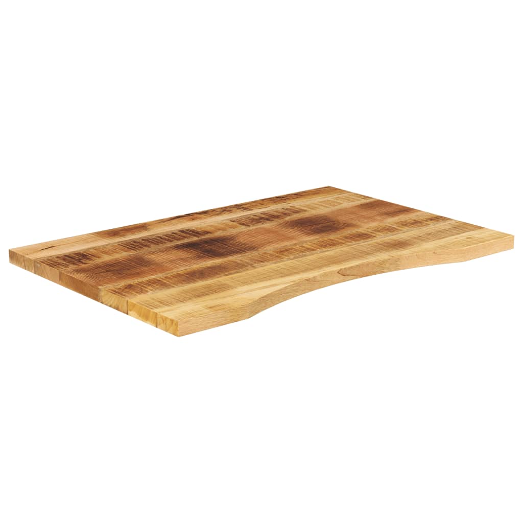 vidaXL Blat birou cu decupaj curbat 90x60x2,5 cm lemn masiv mango brut vidaXL Blat birou cu decupaj curbat 90x60x2,5 cm lemn masiv mango brut