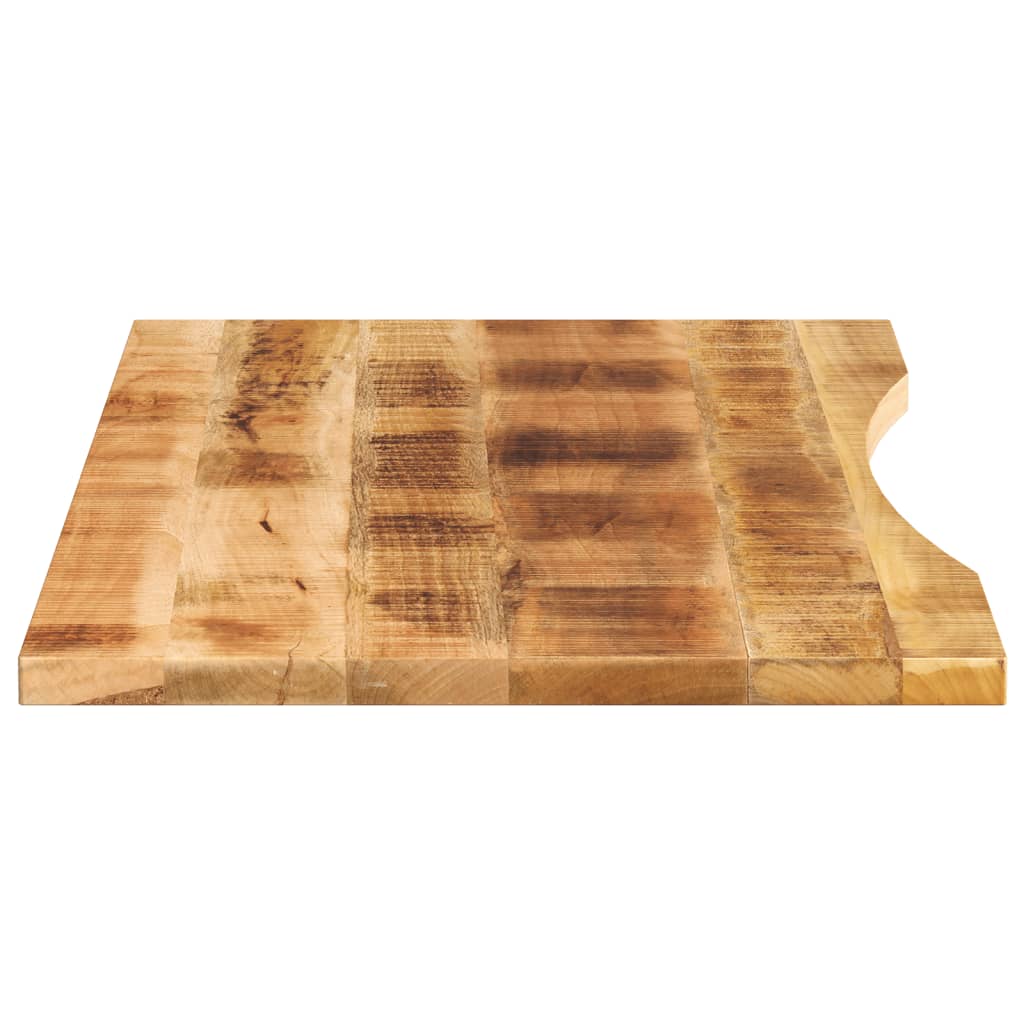 vidaXL Blat birou cu decupaj curbat 120x60x2,5 cm lemn masiv mango