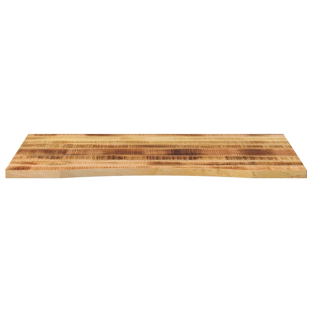 vidaXL Blat birou cu decupaj curbat 100x80x2,5cm lemn masiv mango brut vidaXL Blat birou cu decupaj curbat 100x80x2,5cm lemn masiv mango brut