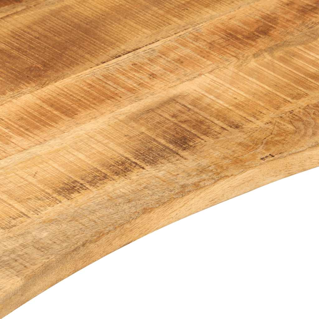 vidaXL Blat birou cu decupaj curbat 100x80x2,5cm lemn masiv mango brut vidaXL Blat birou cu decupaj curbat 100x80x2,5cm lemn masiv mango brut
