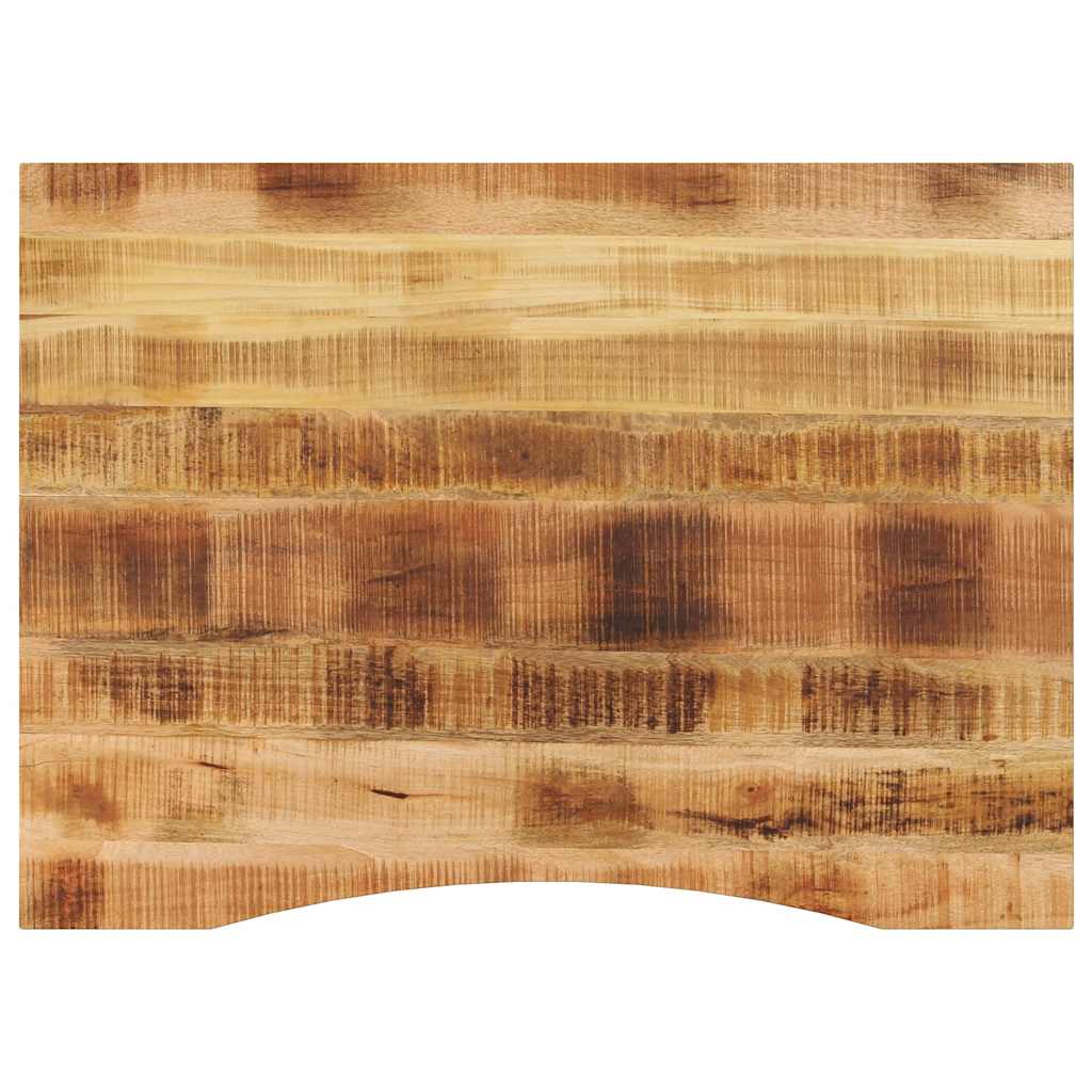 vidaXL Blat birou cu decupaj curbat 110x80x2,5cm lemn masiv mango brut vidaXL Blat birou cu decupaj curbat 110x80x2,5cm lemn masiv mango brut