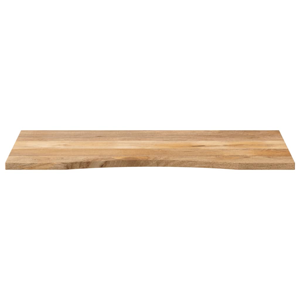 vidaXL Blat birou cu decupaj curbat 140x50x2,5cm lemn masiv mango brut