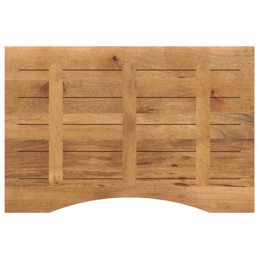 vidaXL Blat birou cu decupaj curbat 100x50x2,5cm lemn masiv mango brut vidaXL Blat birou cu decupaj curbat 100x50x2,5cm lemn masiv mango brut