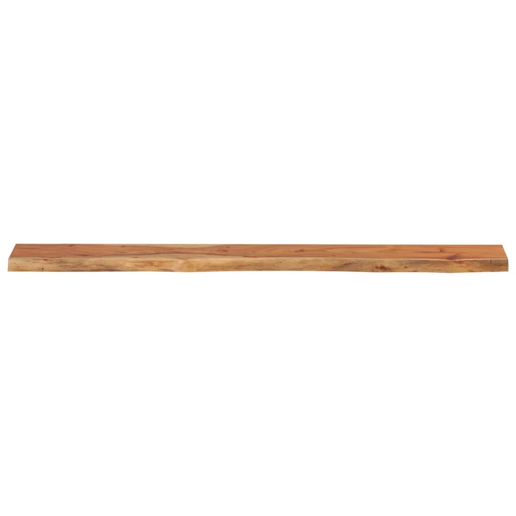 vidaXL Raft perete 140x20x2,5cm dreptunghiular lemn acacia margine vie vidaXL Raft perete 140x20x2,5cm dreptunghiular lemn acacia margine vie