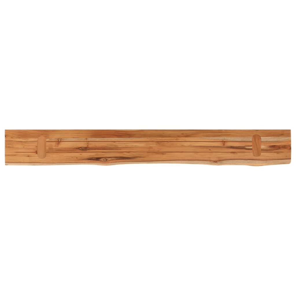 vidaXL Raft perete 160x20x2,5cm dreptunghiular lemn acacia margine vie