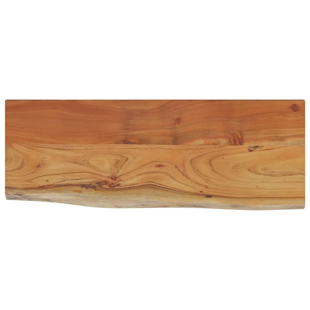 vidaXL Raft perete 70x30x2,5 cm dreptunghiular lemn acacia margine vie vidaXL Raft perete 70x30x2,5 cm dreptunghiular lemn acacia margine vie