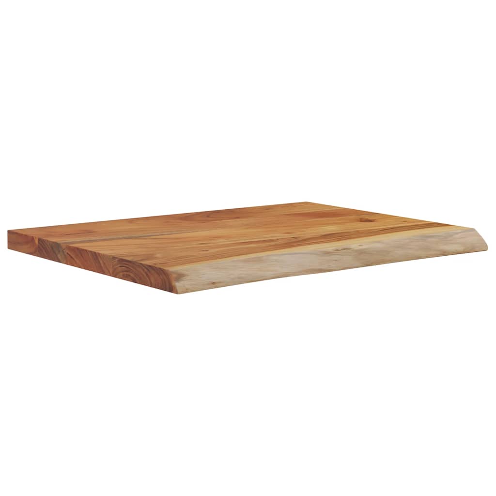 vidaXL Raft perete 50x40x2,5 cm dreptunghiular lemn acacia margine vie vidaXL Raft perete 50x40x2,5 cm dreptunghiular lemn acacia margine vie