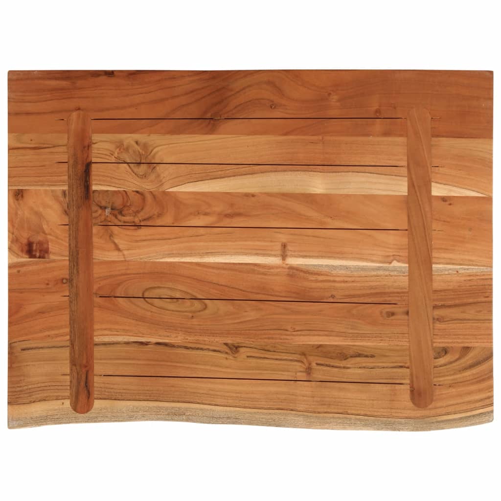 vidaXL Blat de baie, 70x60x2,5 cm, dreptunghiular, lemn masiv acacia vidaXL Blat de baie, 70x60x2,5 cm, dreptunghiular, lemn masiv acacia