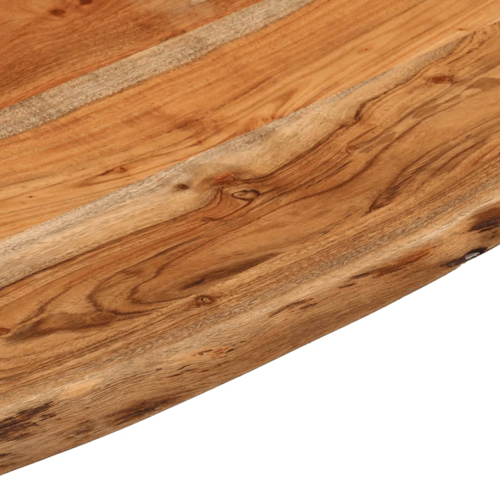 vidaXL Blat birou 80x80x2,5 cm, pătrat, lemn masiv acacia margine vie