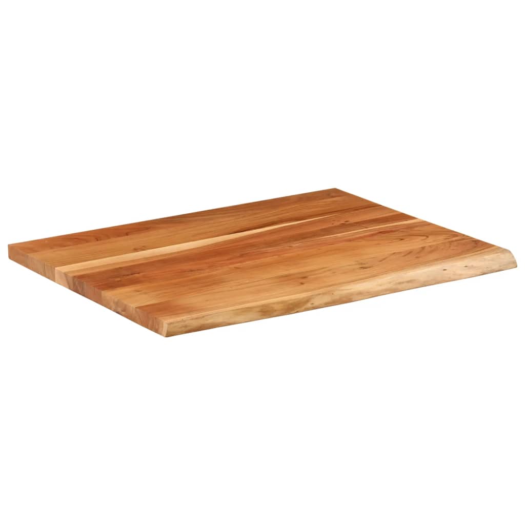 vidaXL Blat birou 100x80x2,5 cm dreptunghiular lemn acacia margine vie vidaXL Blat birou 100x80x2,5 cm dreptunghiular lemn acacia margine vie