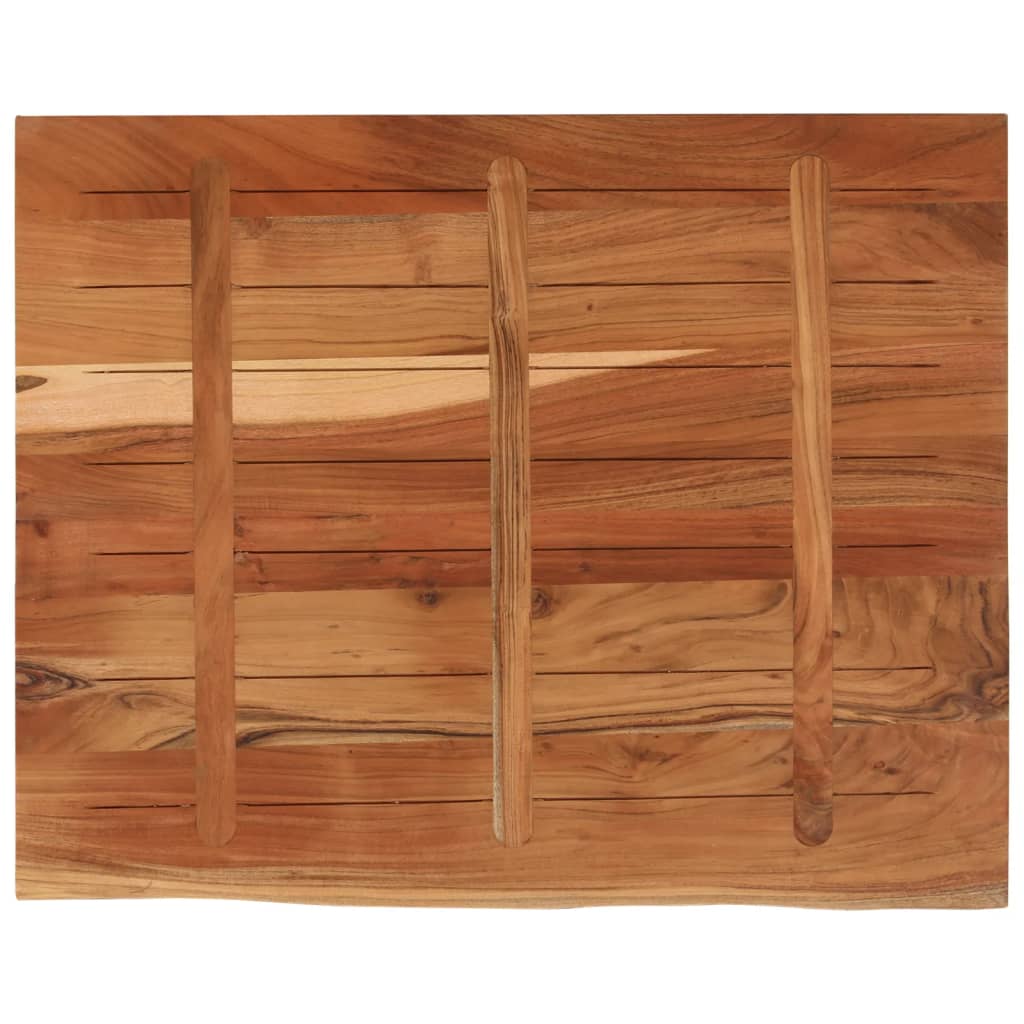 vidaXL Blat birou 100x80x2,5 cm dreptunghiular lemn acacia margine vie vidaXL Blat birou 100x80x2,5 cm dreptunghiular lemn acacia margine vie