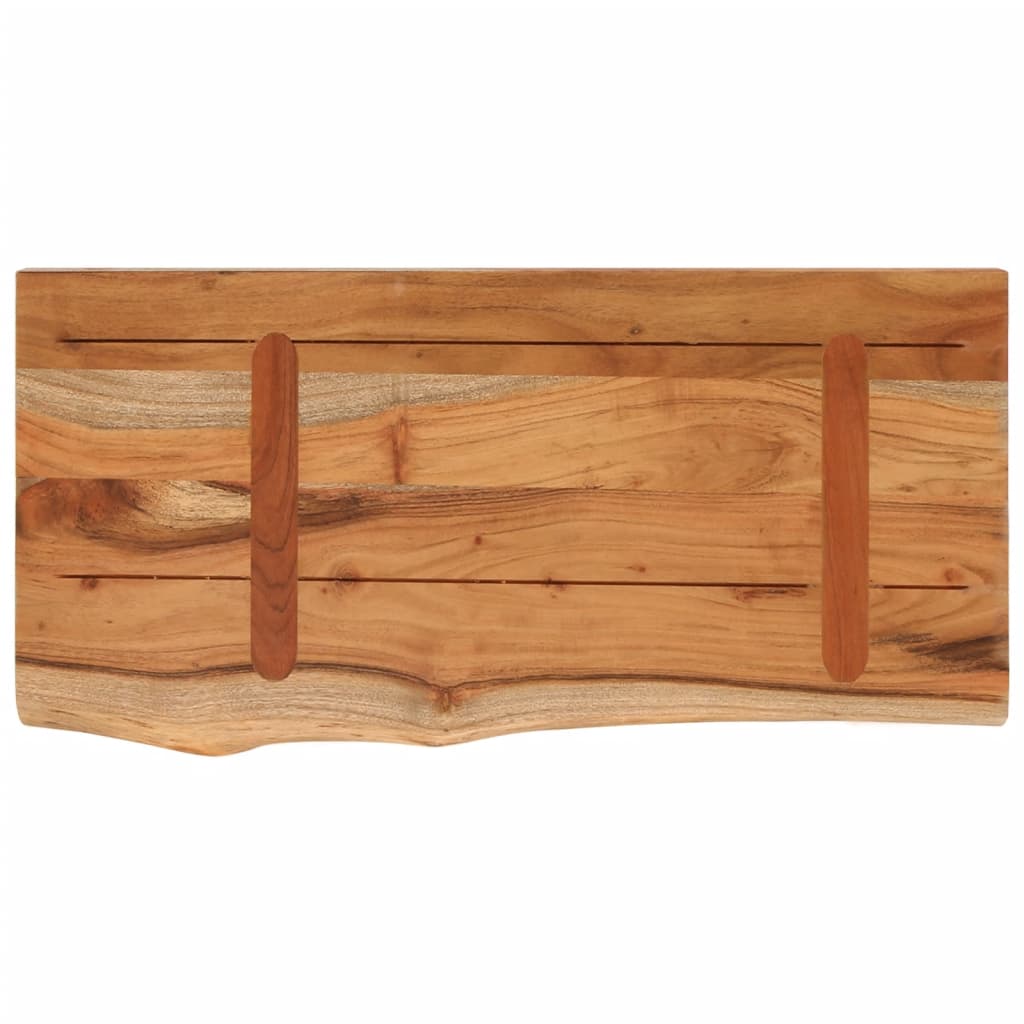 vidaXL Raft perete 40x20x3,8 cm dreptunghiular lemn acacia margine vie