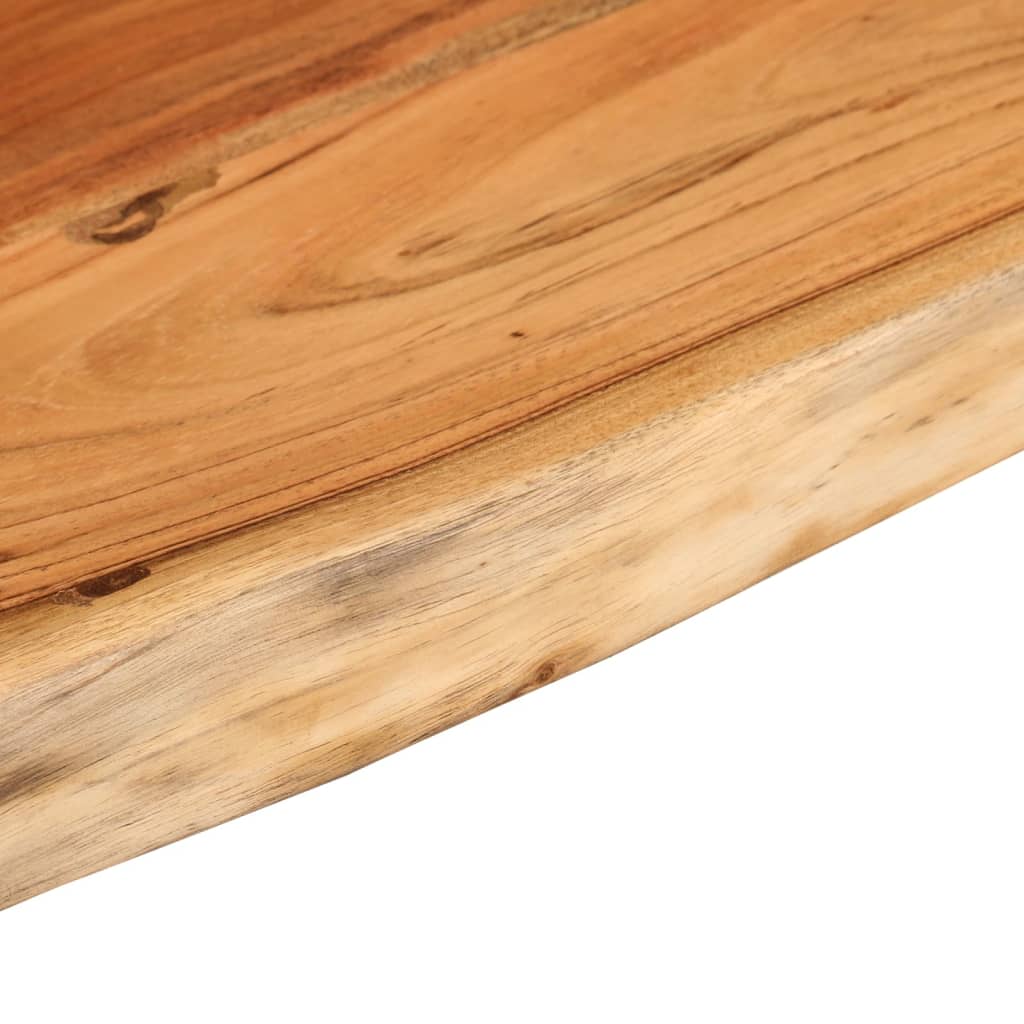 vidaXL Raft perete 80x20x3,8 cm dreptunghiular lemn acacia margine vie vidaXL Raft perete 80x20x3,8 cm dreptunghiular lemn acacia margine vie