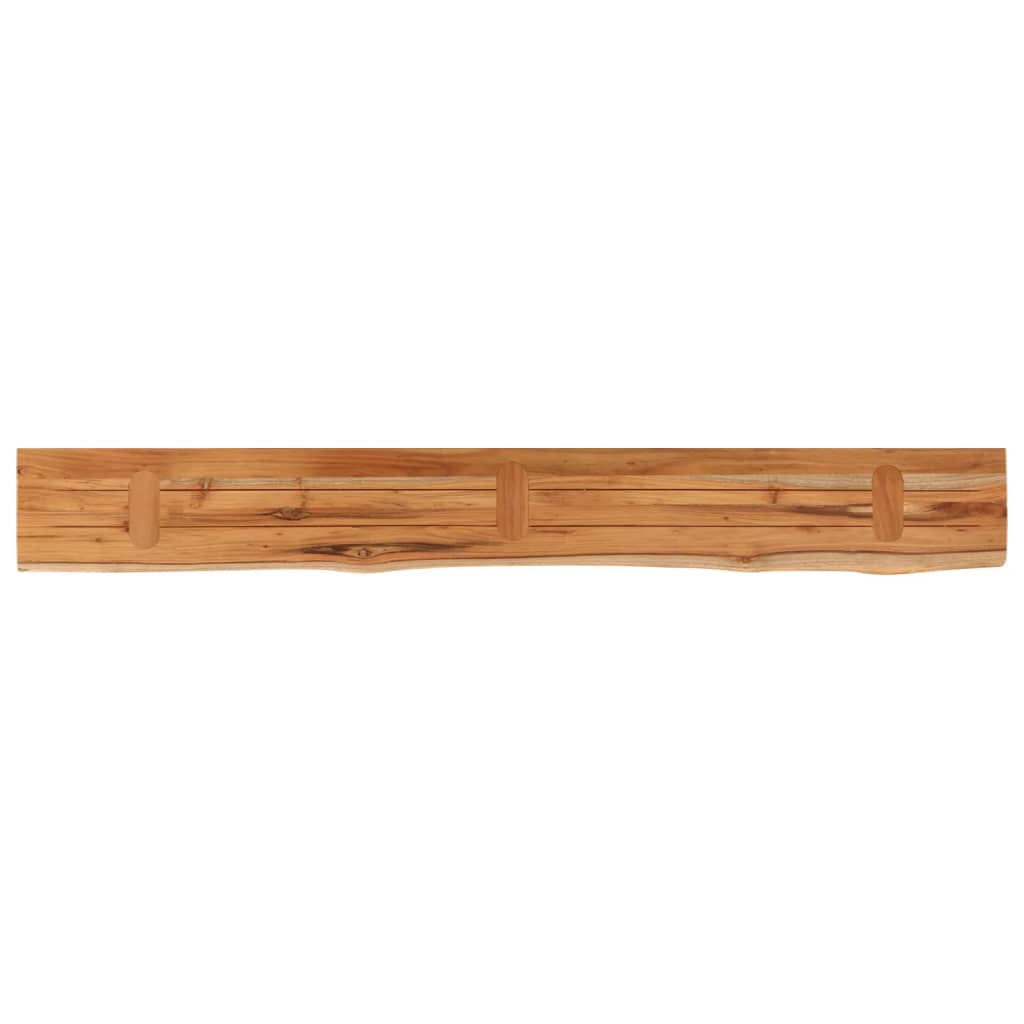 vidaXL Raft perete 160x20x3,8cm dreptunghiular lemn acacia margine vie