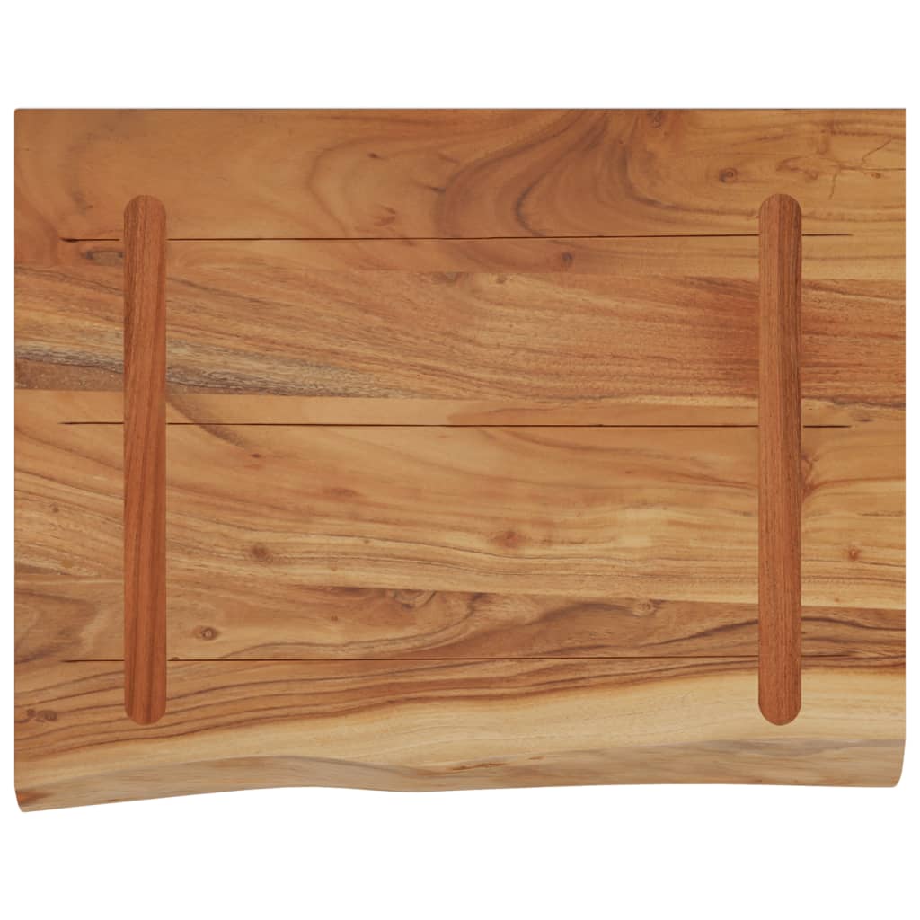 vidaXL Raft perete 40x30x3,8 cm dreptunghiular lemn acacia margine vie vidaXL Raft perete 40x30x3,8 cm dreptunghiular lemn acacia margine vie