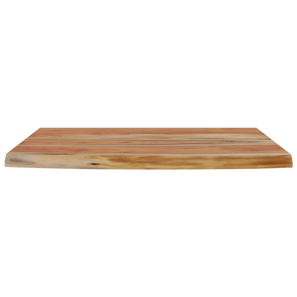 vidaXL Raft perete 50x30x3,8 cm dreptunghiular lemn acacia margine vie vidaXL Raft perete 50x30x3,8 cm dreptunghiular lemn acacia margine vie
