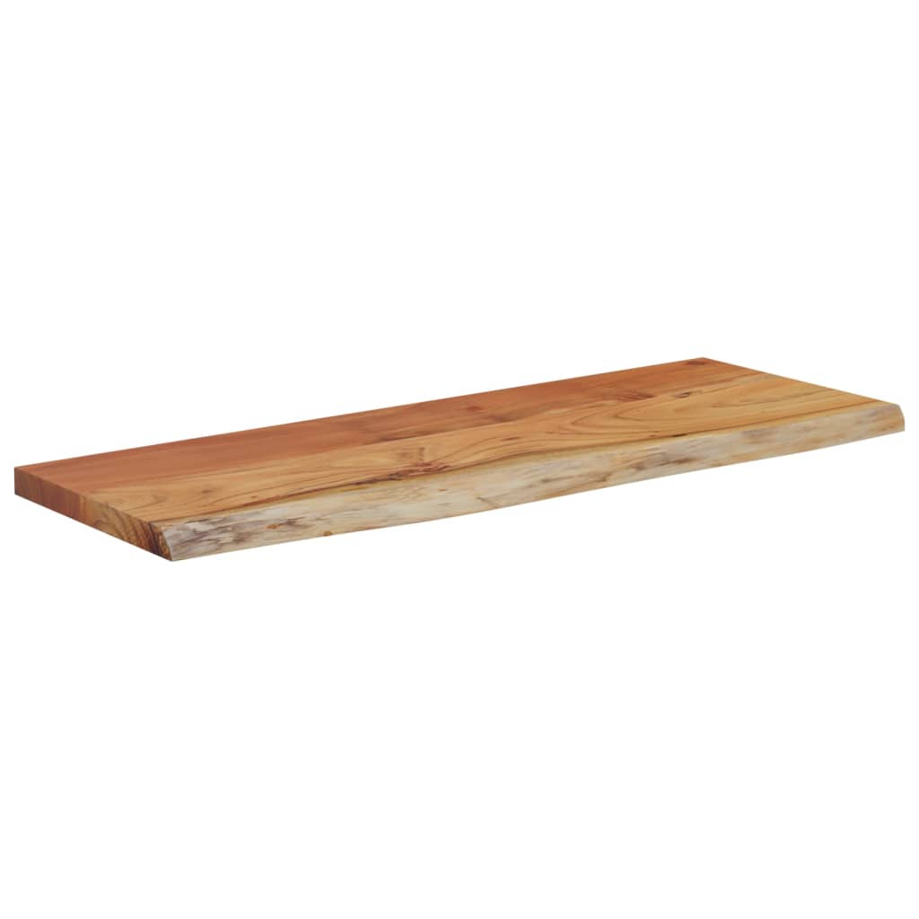 vidaXL Raft perete 70x30x3,8 cm dreptunghiular lemn acacia margine vie vidaXL Raft perete 70x30x3,8 cm dreptunghiular lemn acacia margine vie