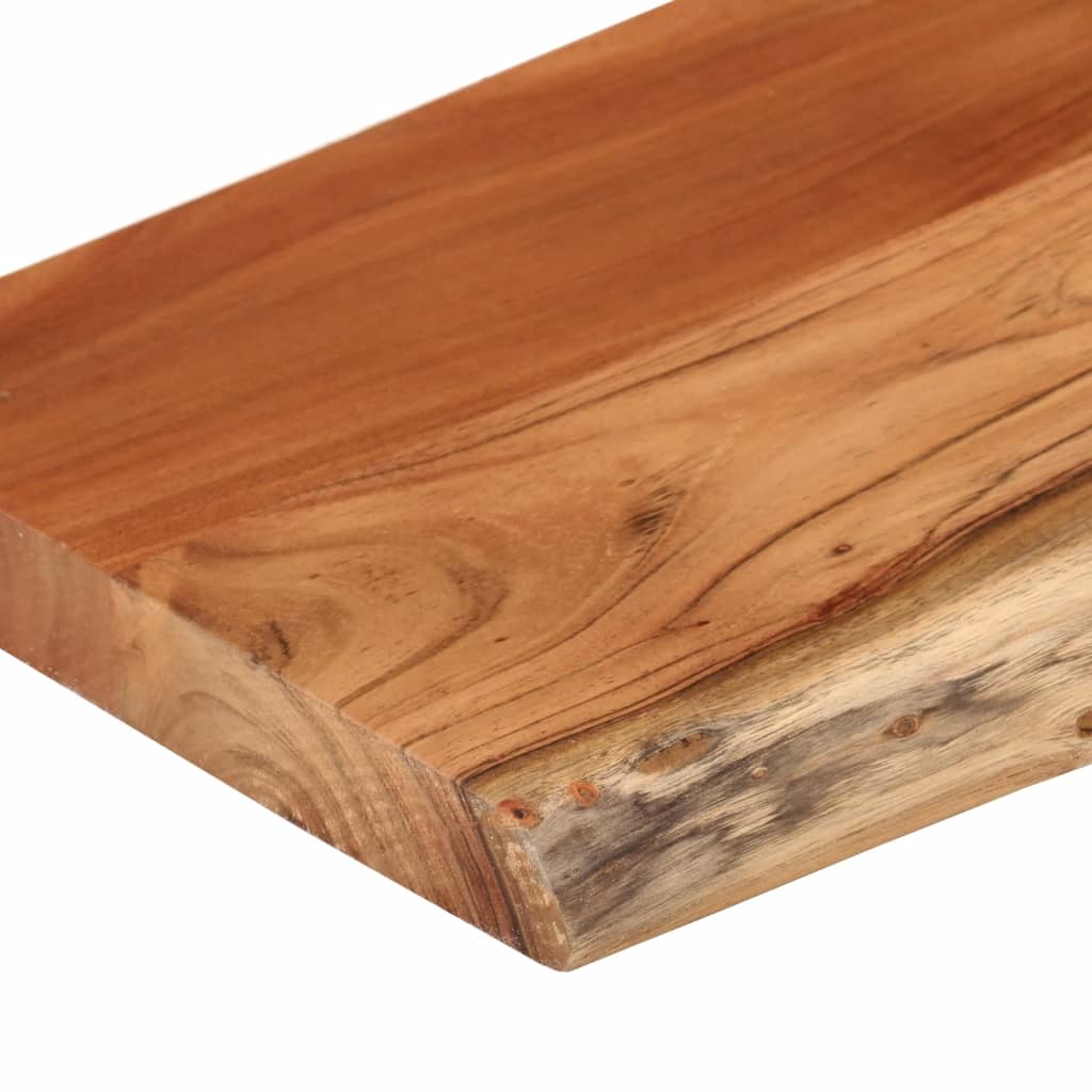 vidaXL Raft perete 70x30x3,8 cm dreptunghiular lemn acacia margine vie vidaXL Raft perete 70x30x3,8 cm dreptunghiular lemn acacia margine vie