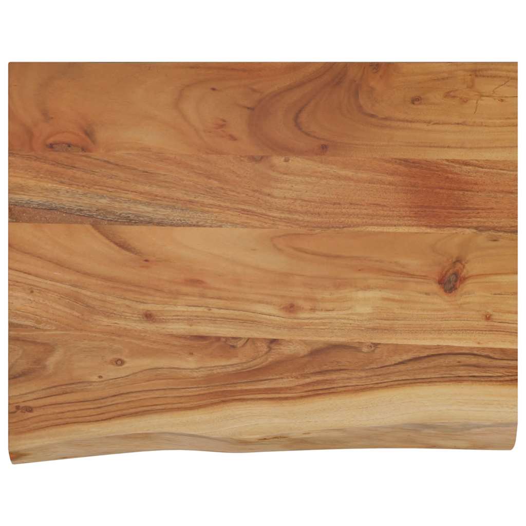 vidaXL Raft perete 50x40x3,8 cm dreptunghiular lemn acacia margine vie vidaXL Raft perete 50x40x3,8 cm dreptunghiular lemn acacia margine vie