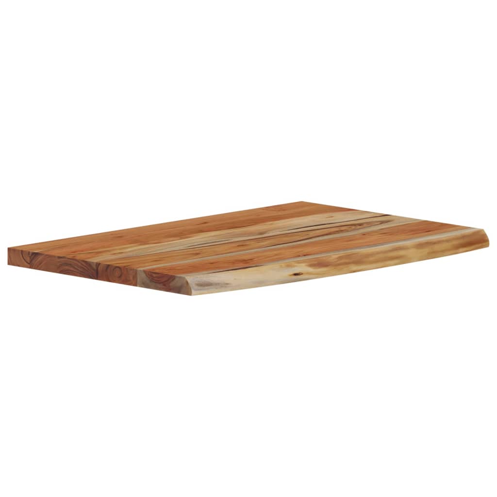 vidaXL Raft perete 70x40x3,8 cm dreptunghiular lemn acacia margine vie