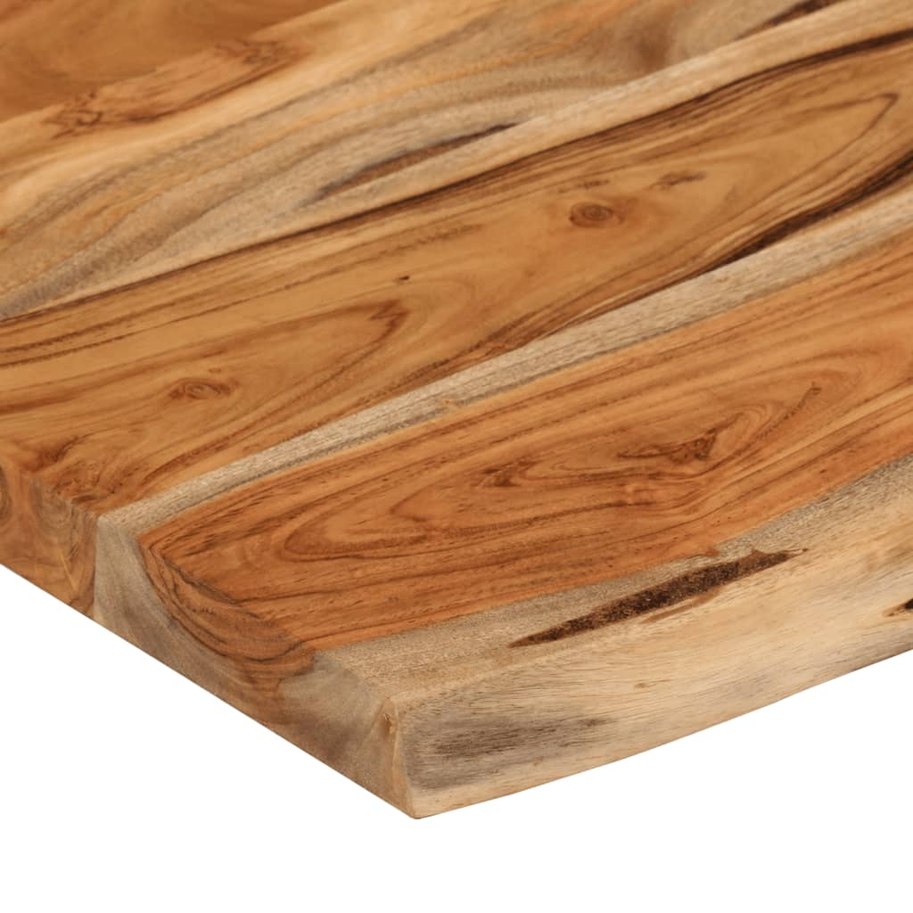 vidaXL Raft perete 70x40x3,8 cm dreptunghiular lemn acacia margine vie