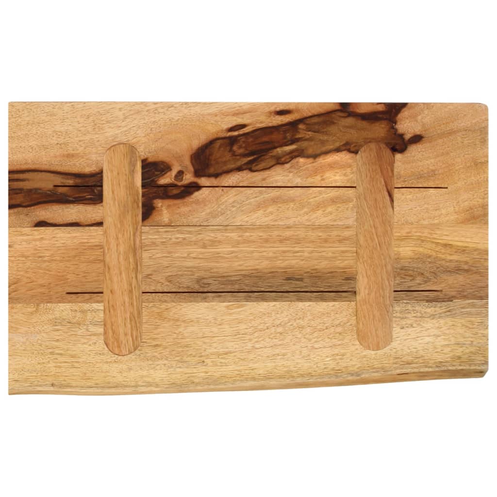 vidaXL Blat de masă margine naturală, 60x30x2,5 cm, lemn masiv mango vidaXL Blat de masă margine naturală, 60x30x2,5 cm, lemn masiv mango